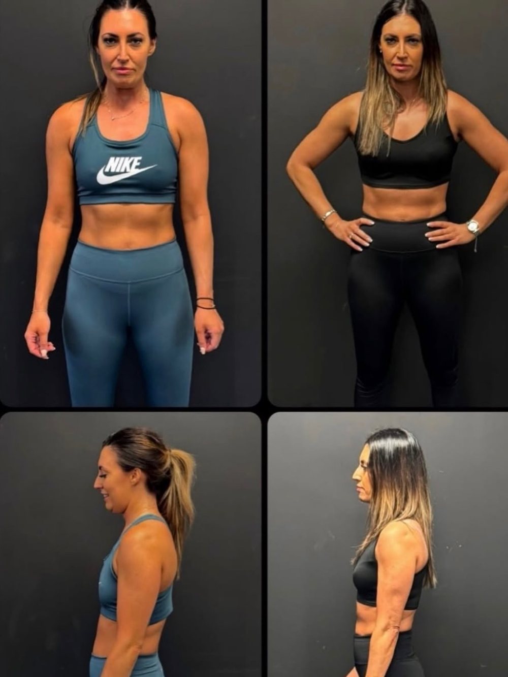 Sanctuary Fitness client before and after an 8-Week Package