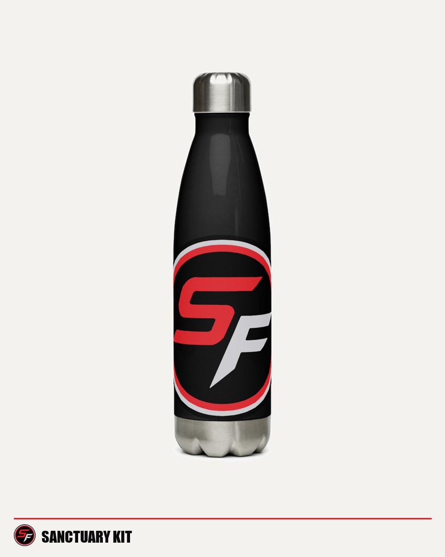 Sanctuary steel bottle, black