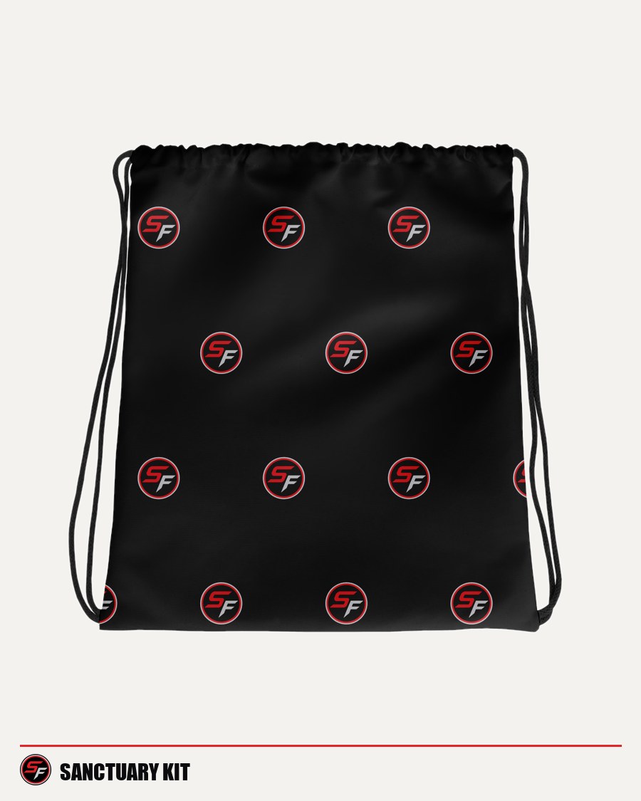 Sanctuary drawstring bag, white