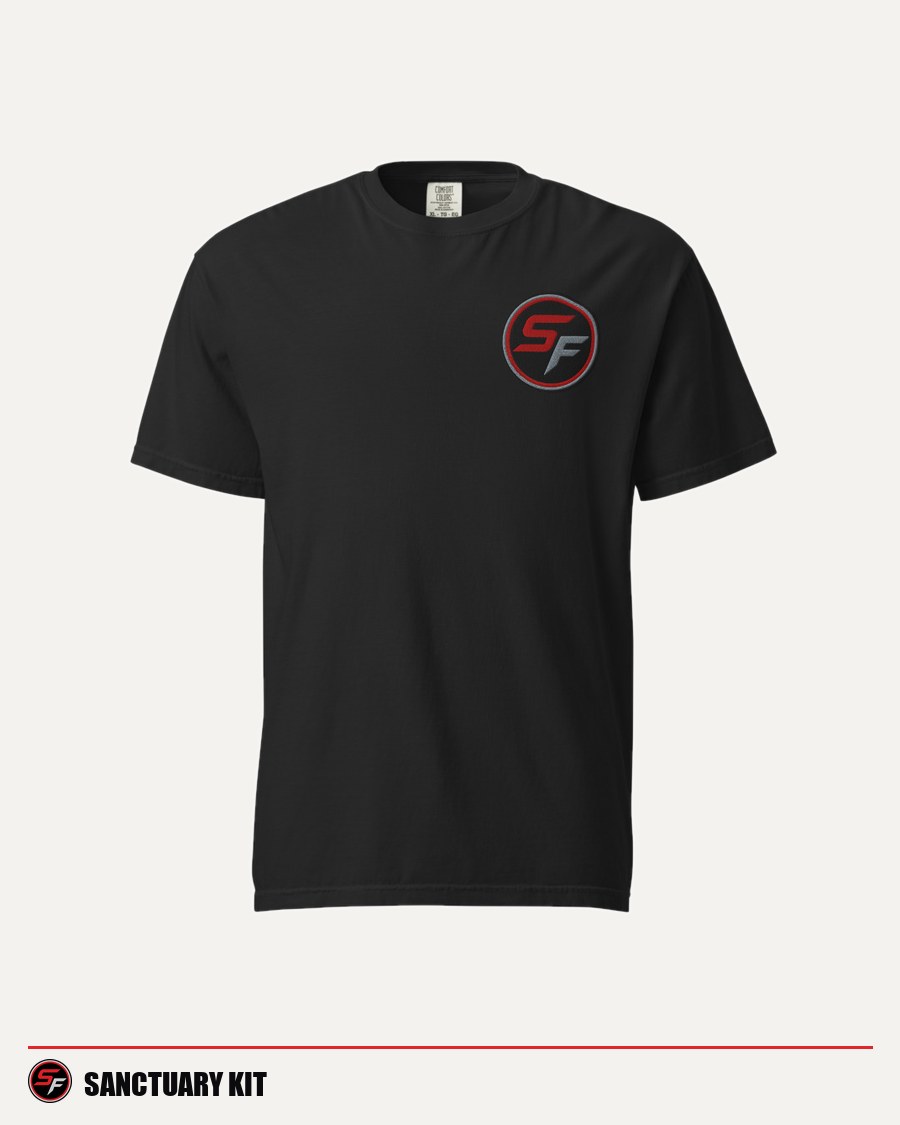Sanctuary heavyweight tee, black