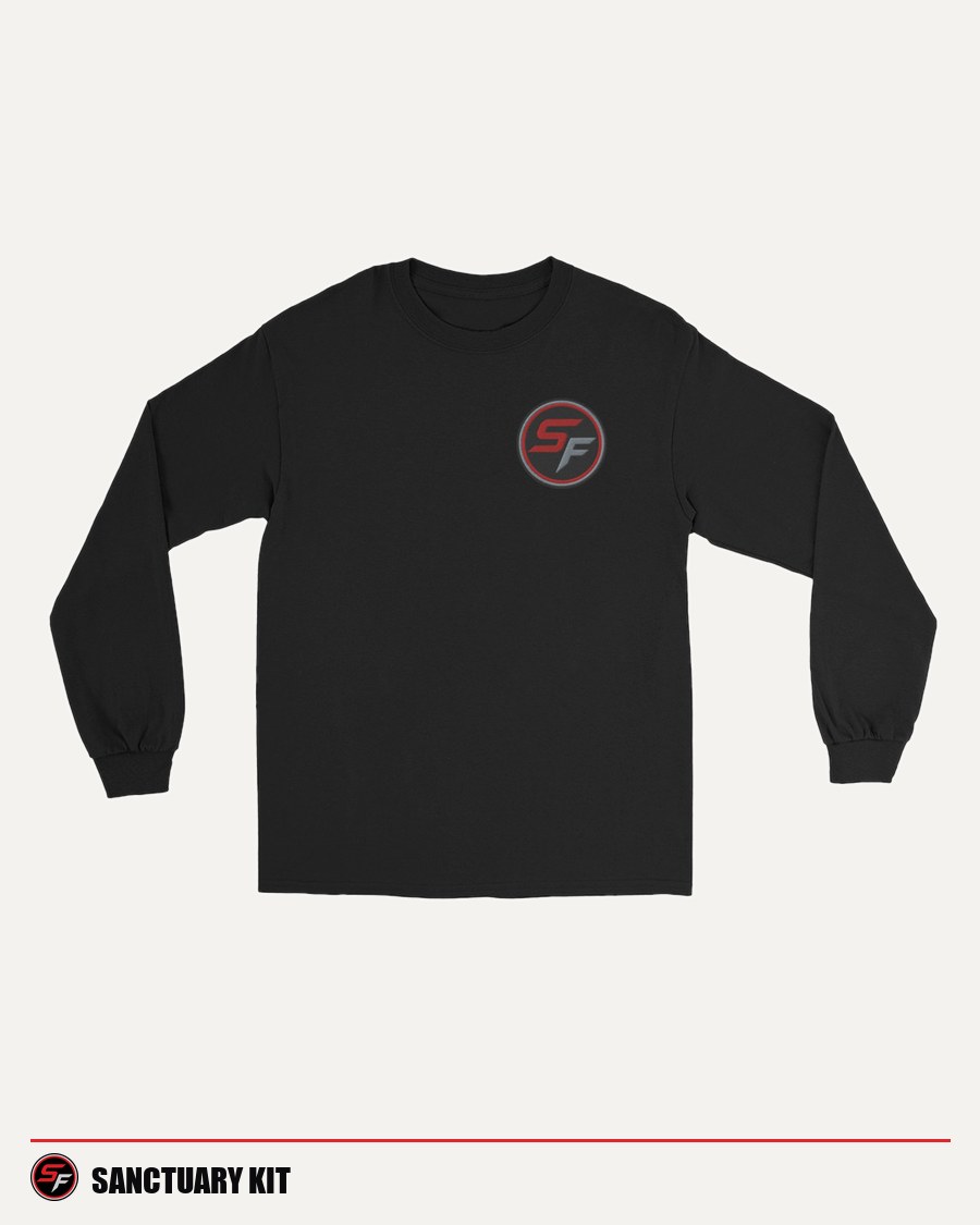 Sanctuary long-sleeve tee, black
