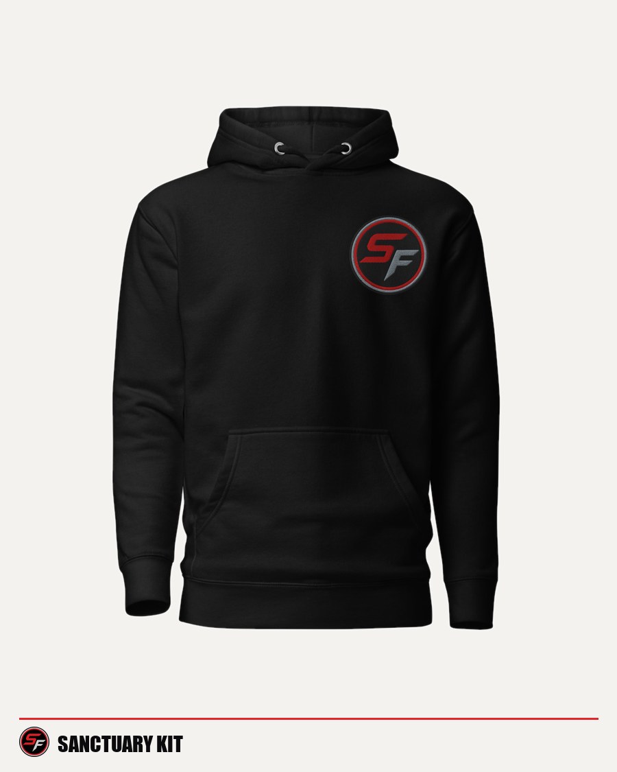 Sanctuary premium hoodie, black