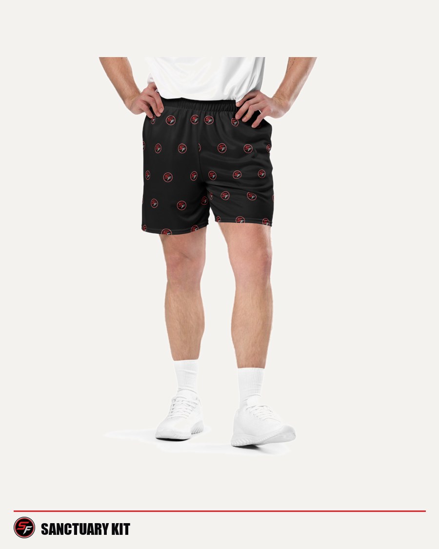 Sanctuary gym shorts, white
