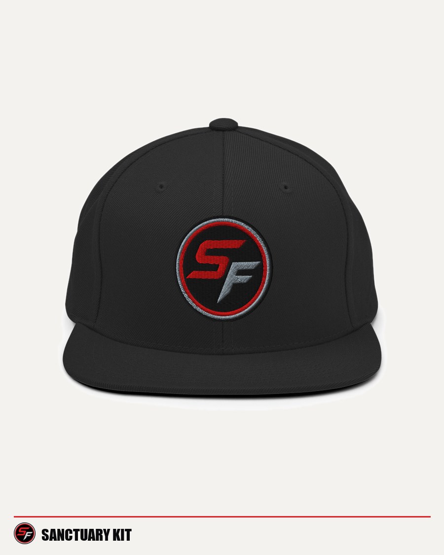 Sanctuary snapback, black