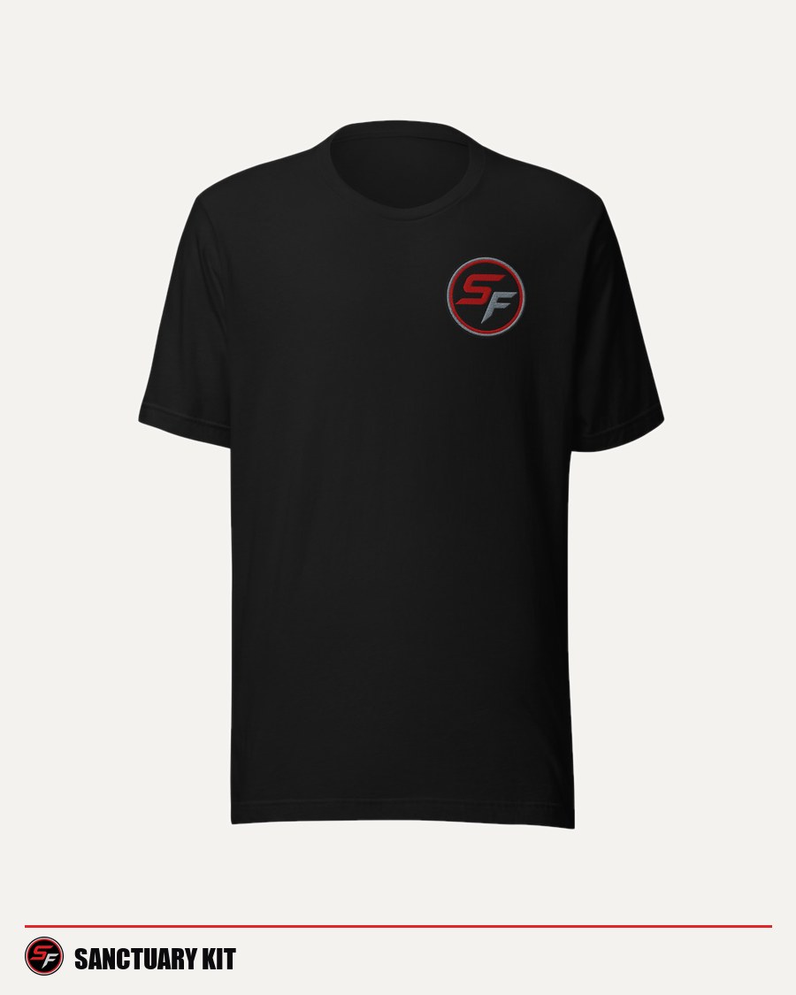 Sanctuary tee, black