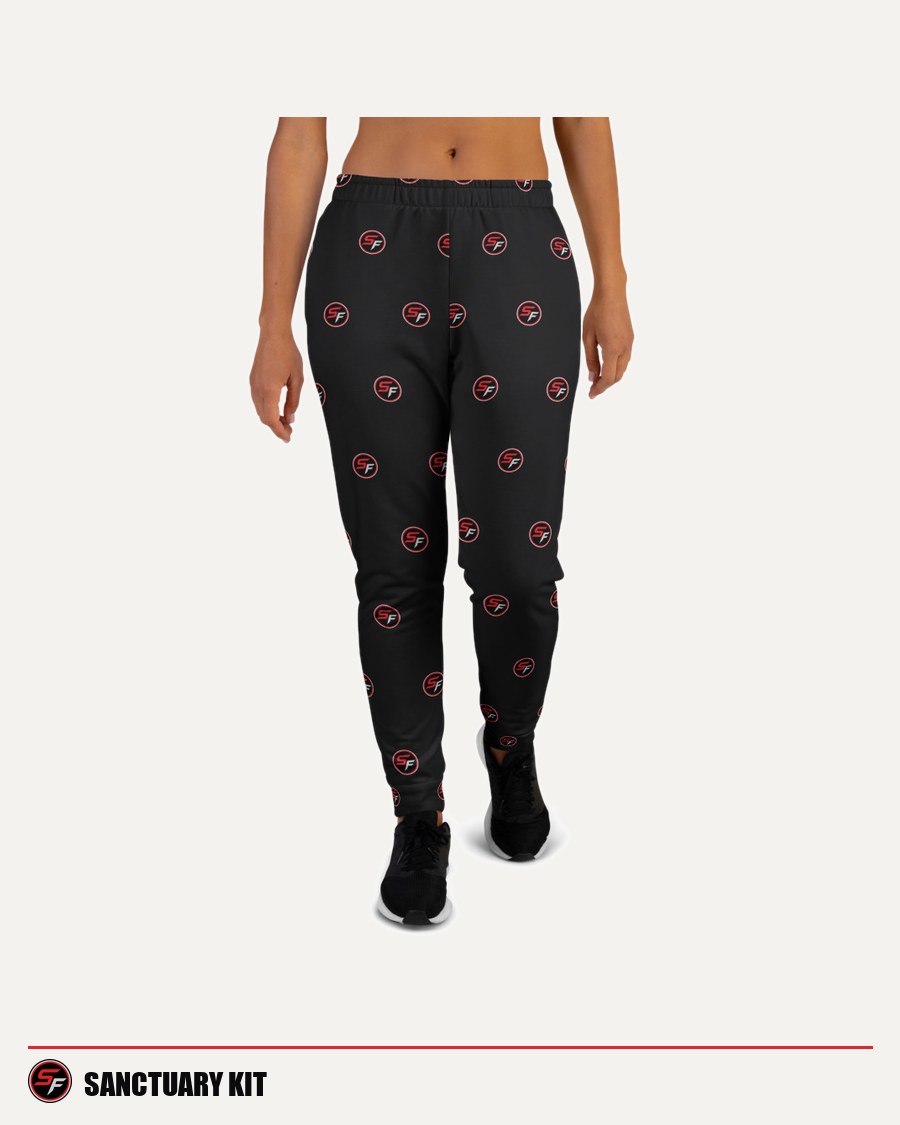 Women's Sanctuary joggers, white